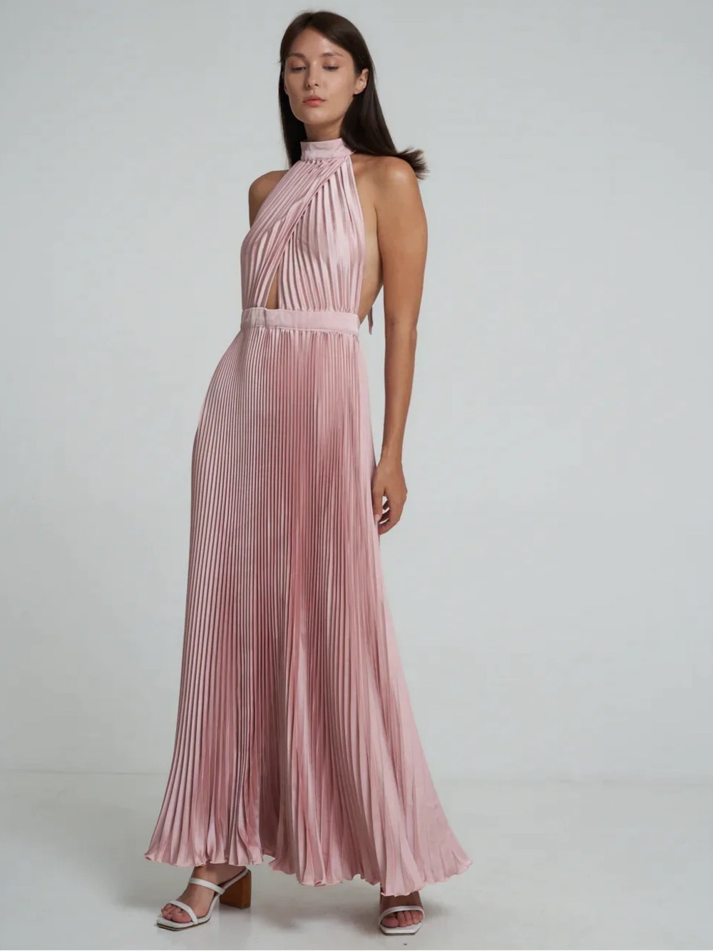 L’idée Renaissance Gown in ballet pink size Medium New w tags